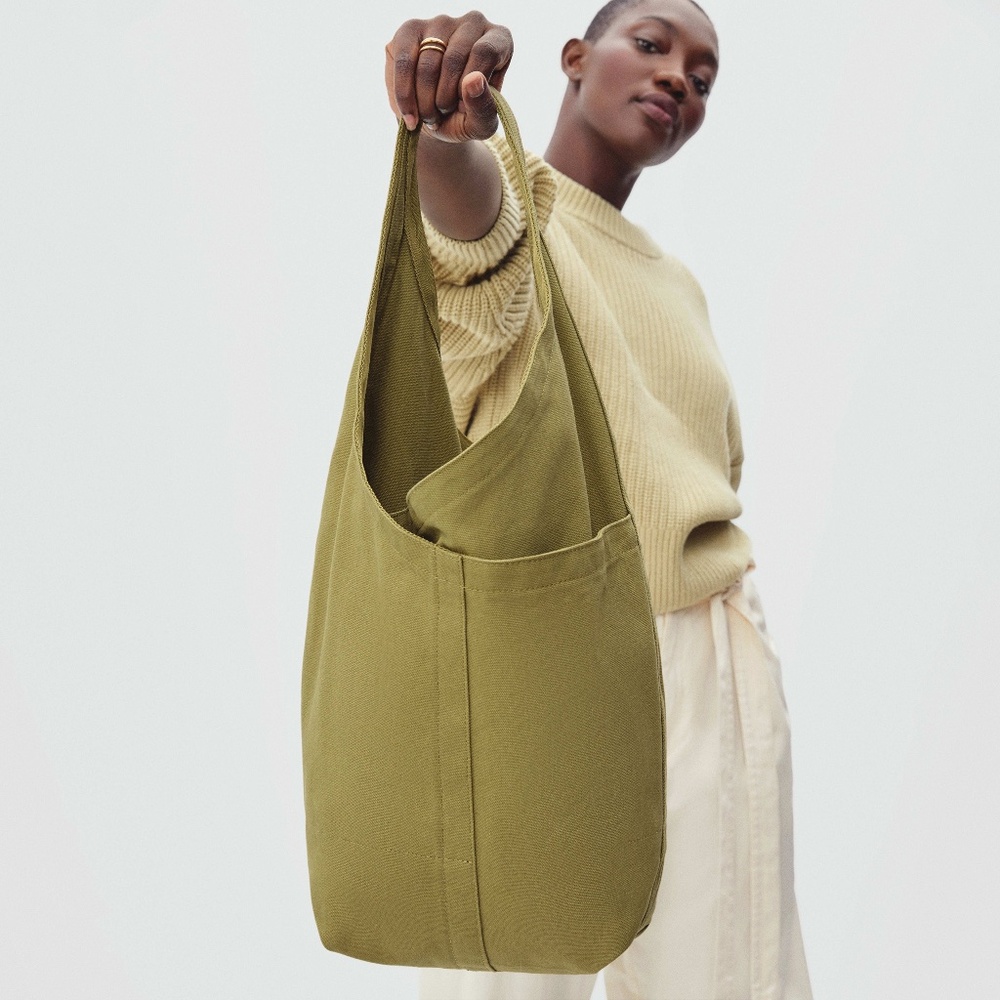 Everlane Canvas Teardrop Tote EUC